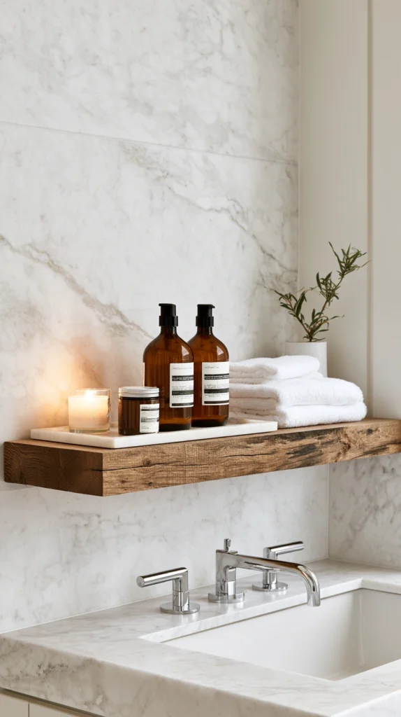 12 Bathroom Shelf Styling Ideas for Function and Flair 13 ff 12