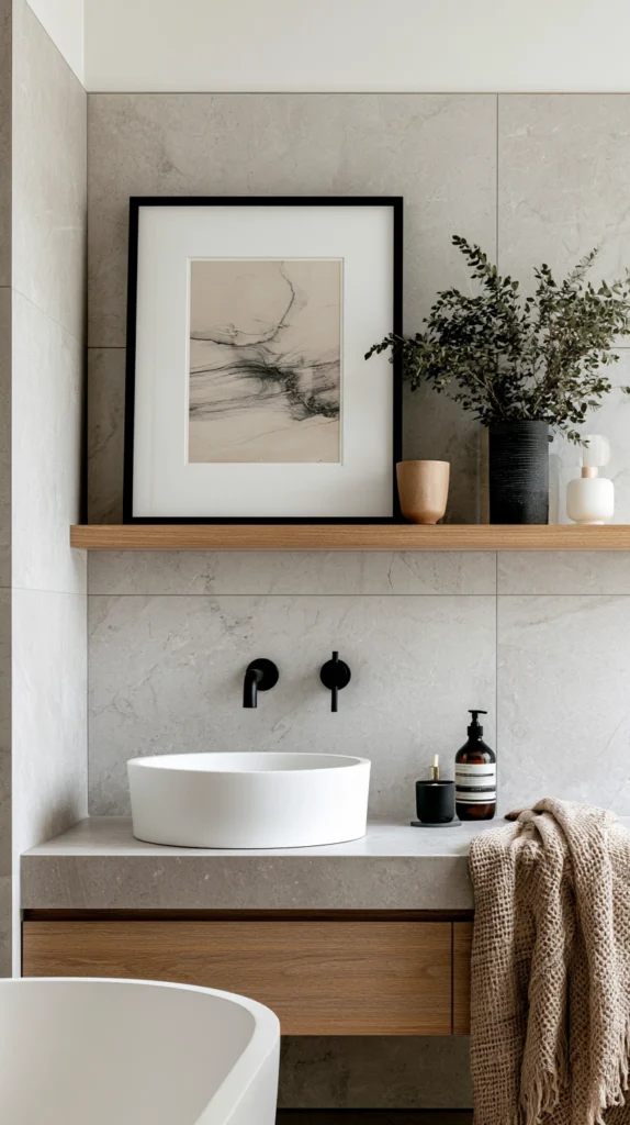 12 Bathroom Shelf Styling Ideas for Function and Flair 5 ff 4