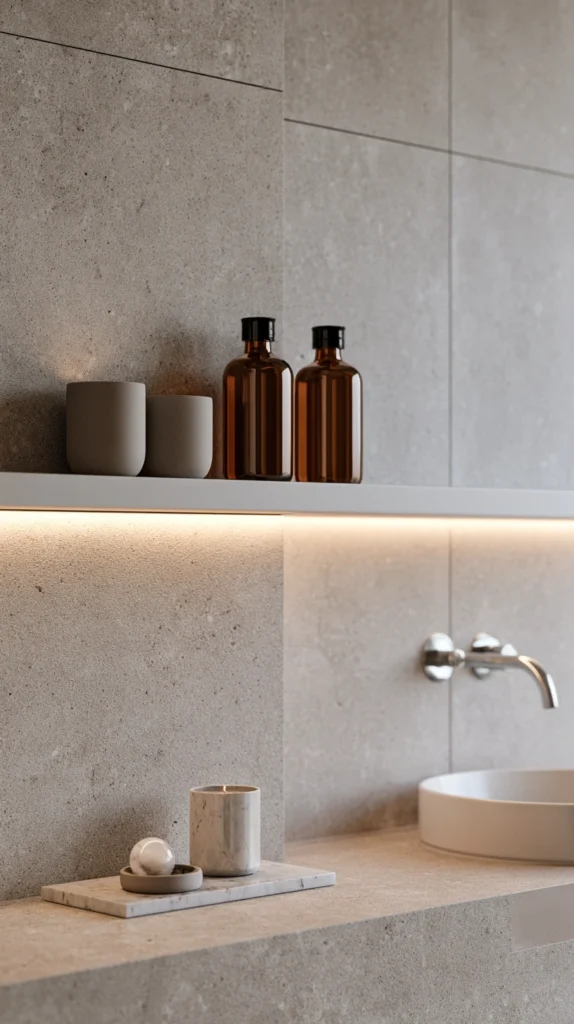 12 Bathroom Shelf Styling Ideas for Function and Flair 7 ff 6