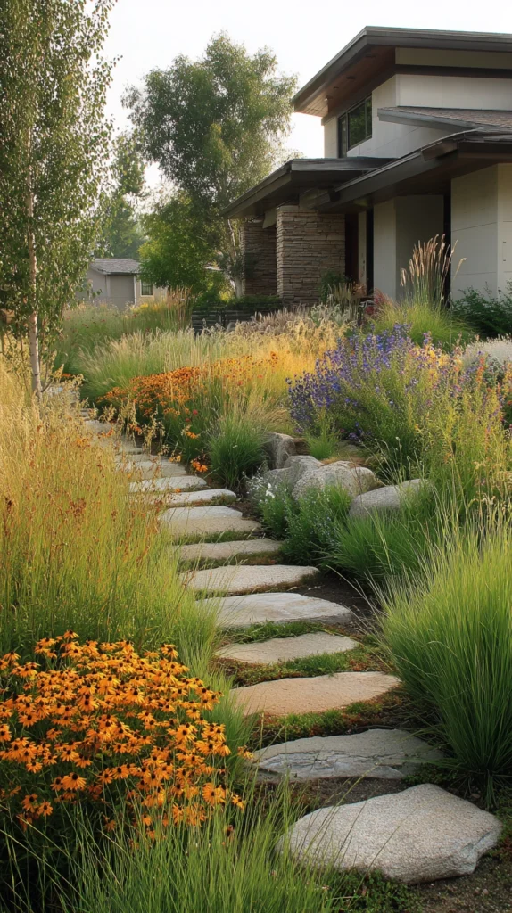 14 No-Grass Front Yard Ideas That Still Look Lush 10 fg 9 2