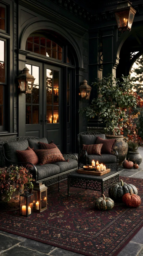 15 Witchcore Fall Porch Ideas for a Moody, Enchanting Entrance 11 rf 10