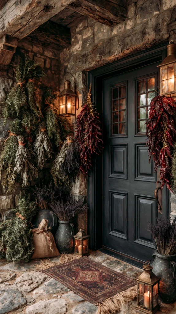 15 Witchcore Fall Porch Ideas for a Moody, Enchanting Entrance 12 rf 11