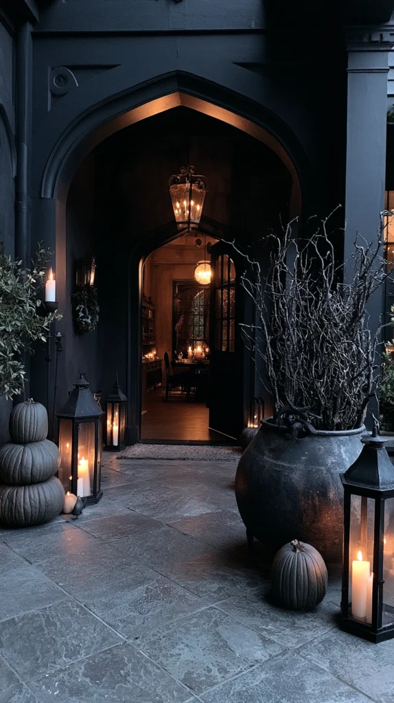 15 Witchcore Fall Porch Ideas for a Moody, Enchanting Entrance 5 rf 4