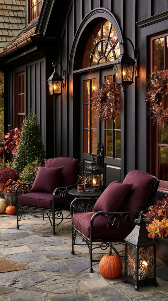 15 Witchcore Fall Porch Ideas for a Moody, Enchanting Entrance 9 rf 8
