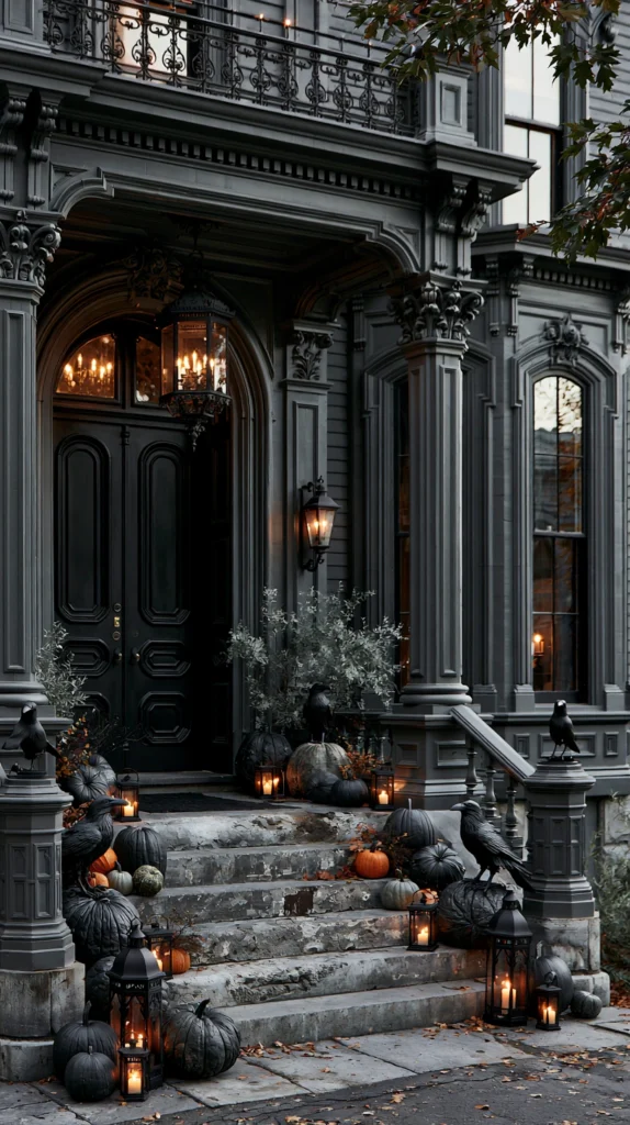 15 Witchcore Fall Porch Ideas for a Moody, Enchanting Entrance 10 rf 9