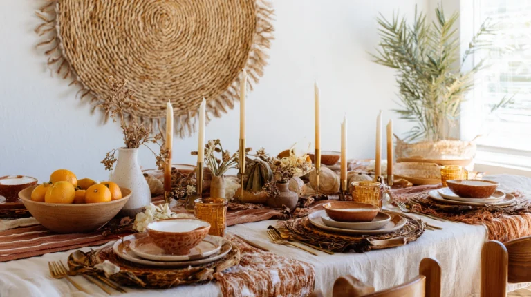 13 Boho Thanksgiving Table Setting Inspiration